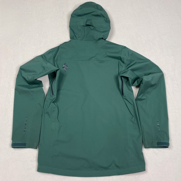 Black Diamond Jacket Mens M Stormline Stretch Rain Shell Waterproof Lightweight - Picture 7 of 16